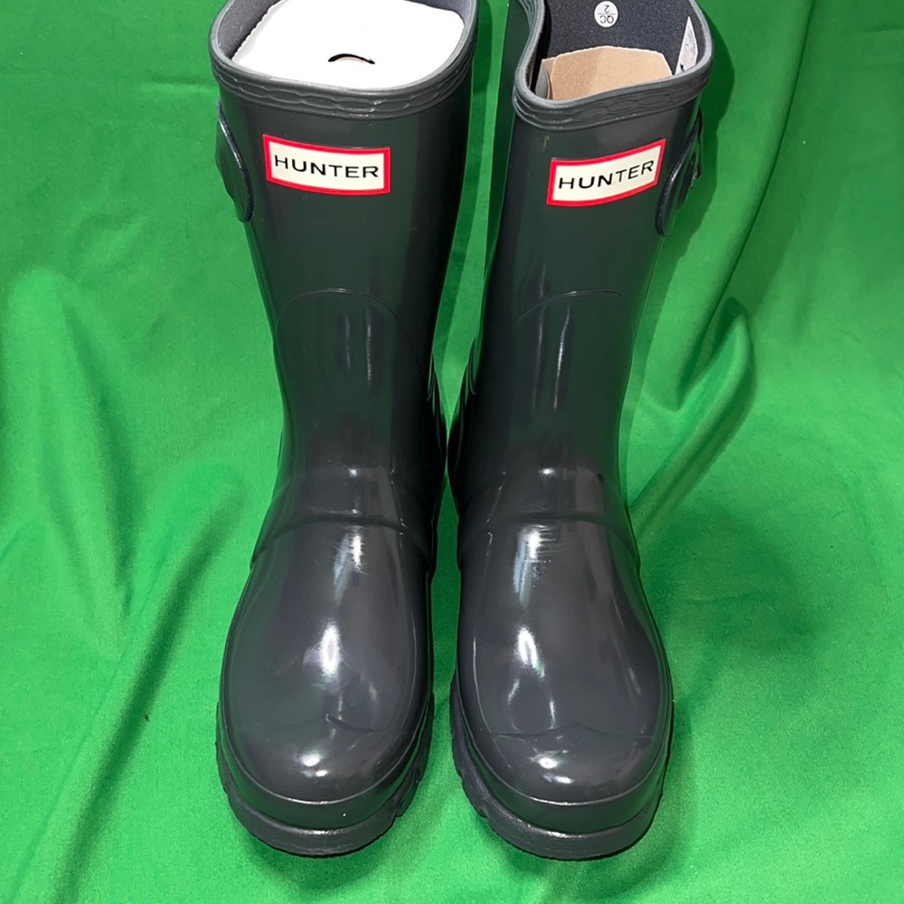 Grey short hunter boots